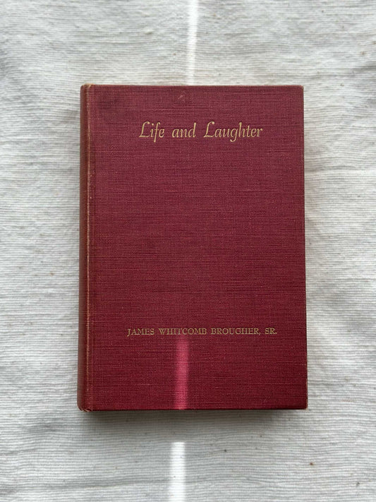 vintage life + laughter hardcover book (signed copy)