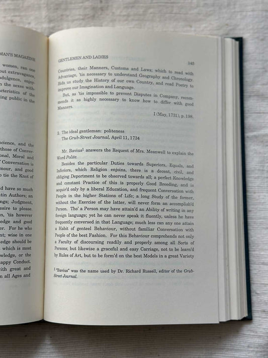 vintage the best of gentleman’s magazine 1731-1754 hardcover book