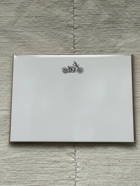 motorcycle notecards