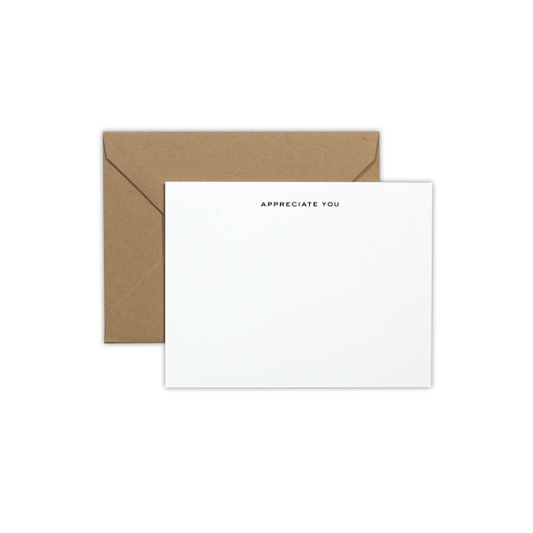 appreciate you notecards