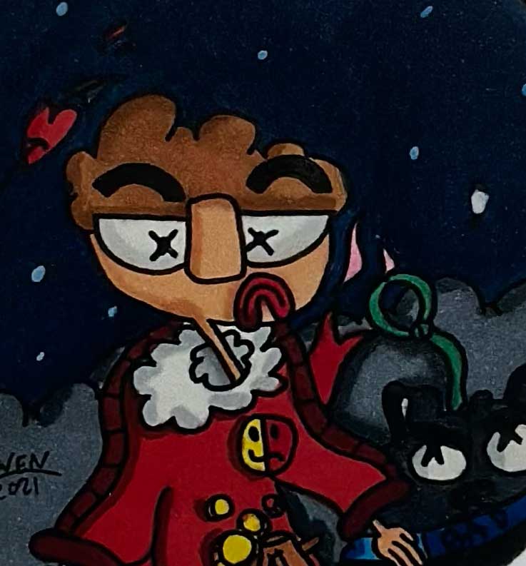 "holiday" print