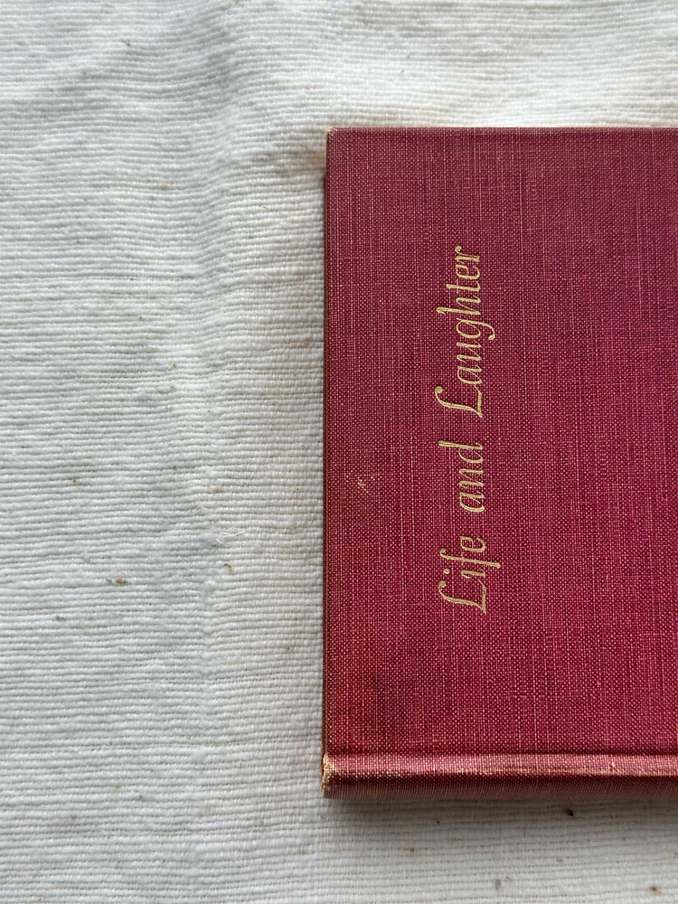 vintage life + laughter hardcover book (signed copy)