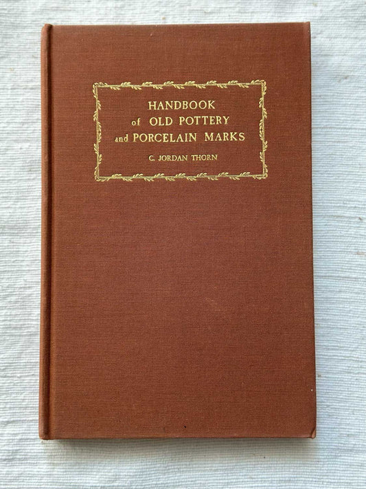 vintage handbook of old pottery and porcelain marks
