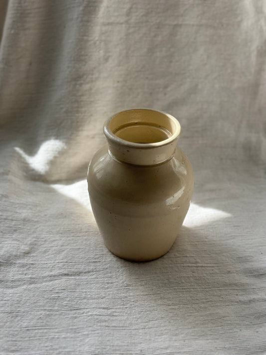 vintage ceramic snuff pot