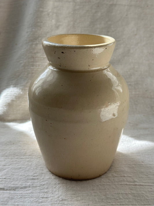 vintage ceramic snuff pot