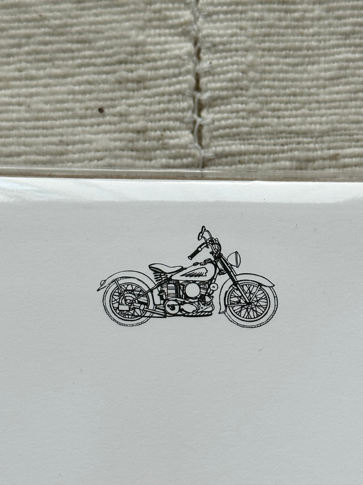 motorcycle notecards